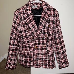 Plaid Blazer